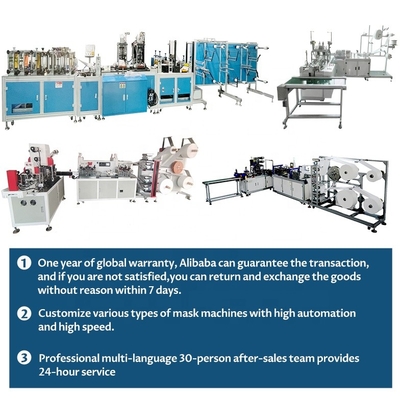 KN95 KF94 Disposable Mask Making Machine 120pcs Face Mask Production Line